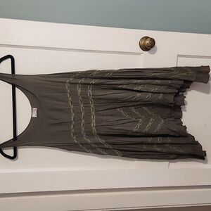 Free People Voile and Lace Trapeze Slip Dress